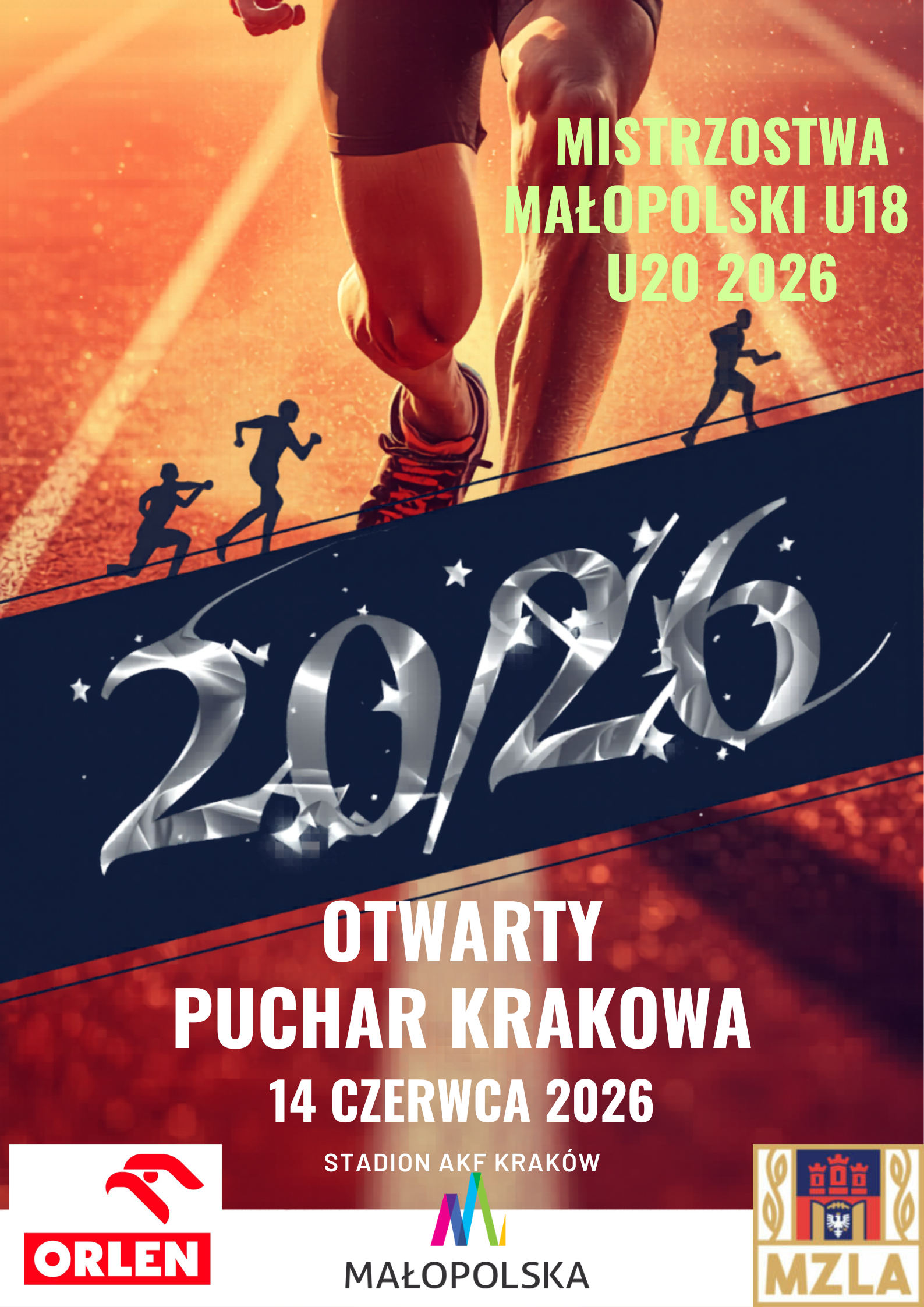 Bold Poster for Athletics Championships 2026