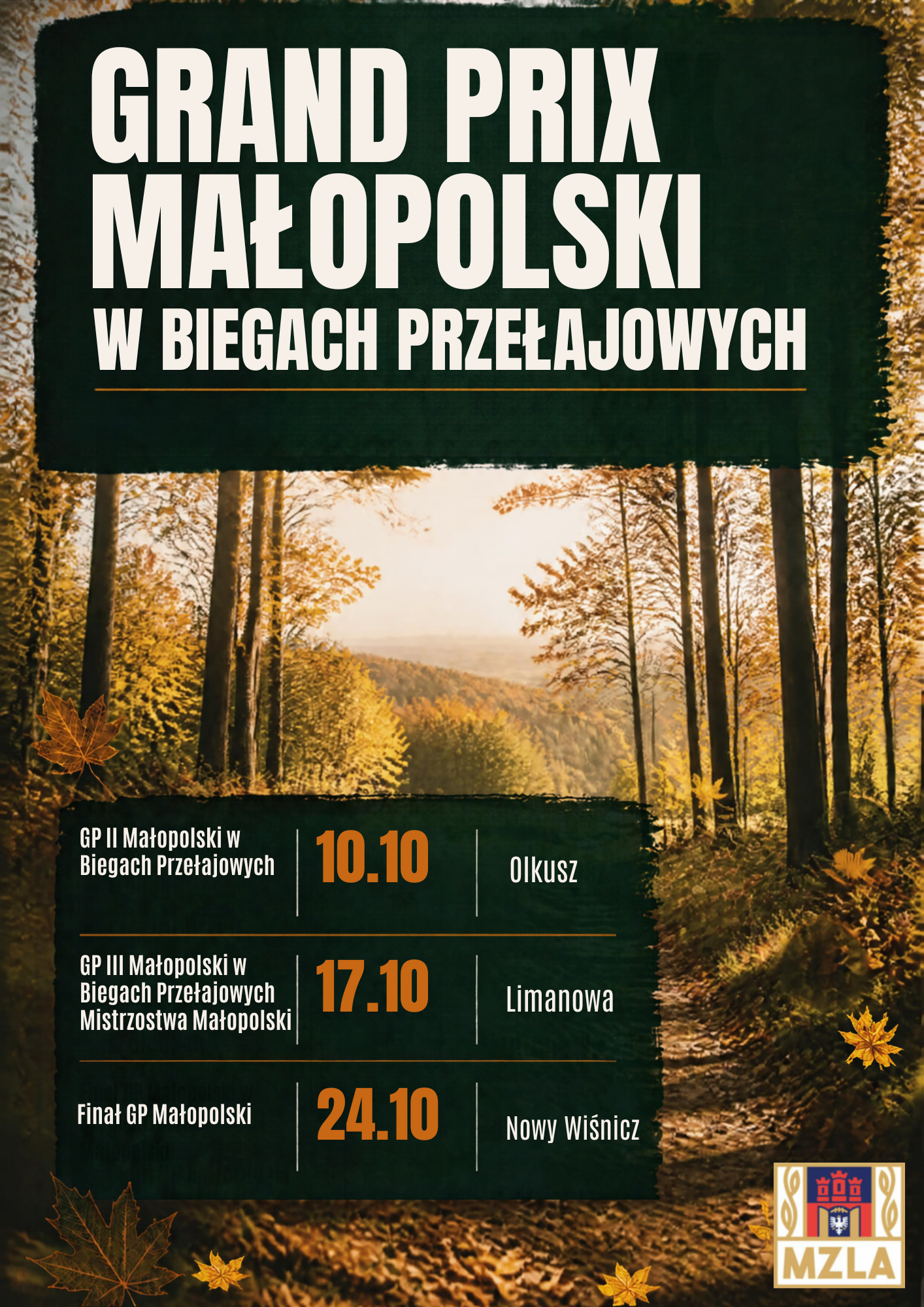 Październikowy Plakat Zawodów Przełajowych